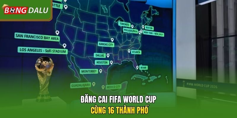 Đăng cai FIFA World Cup cùng 16 thành phố